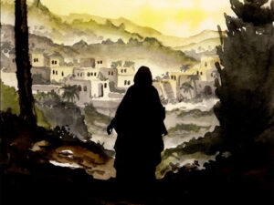 In those days Mary got up and went hurriedly into the hill country, to a town of Judah, and entered Zechariah’s house and greeted Elizabeth.
